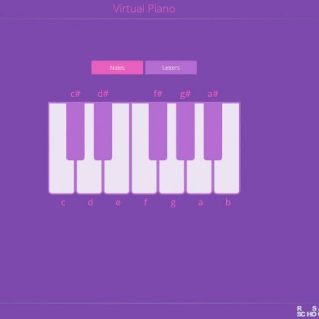 Virtual piano