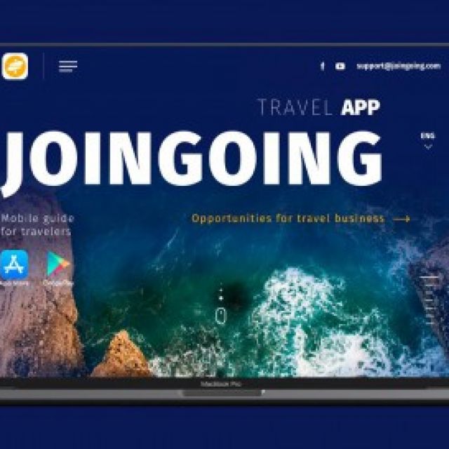 Landing page "Joingoing"