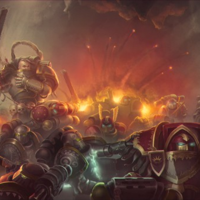 Space marine massacre. Alternative Warhammer 30k