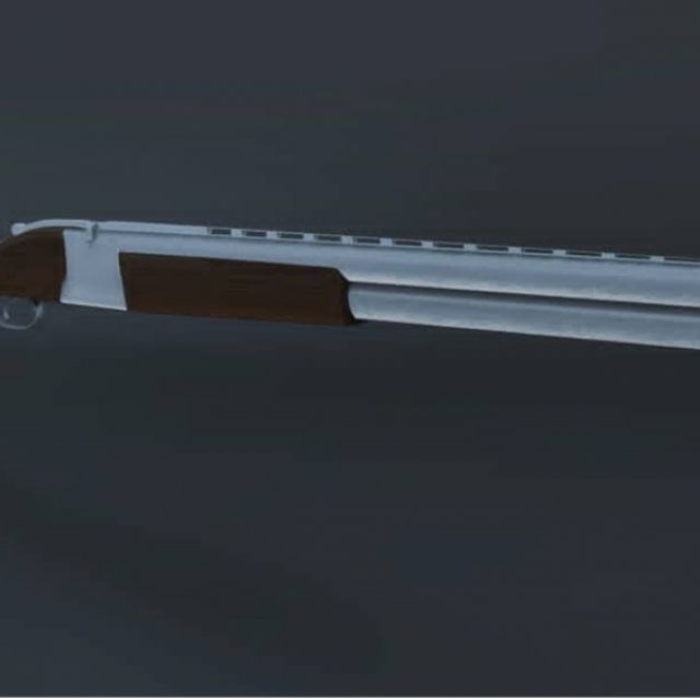 MR-233 rifle (blender 3d + substance painter)