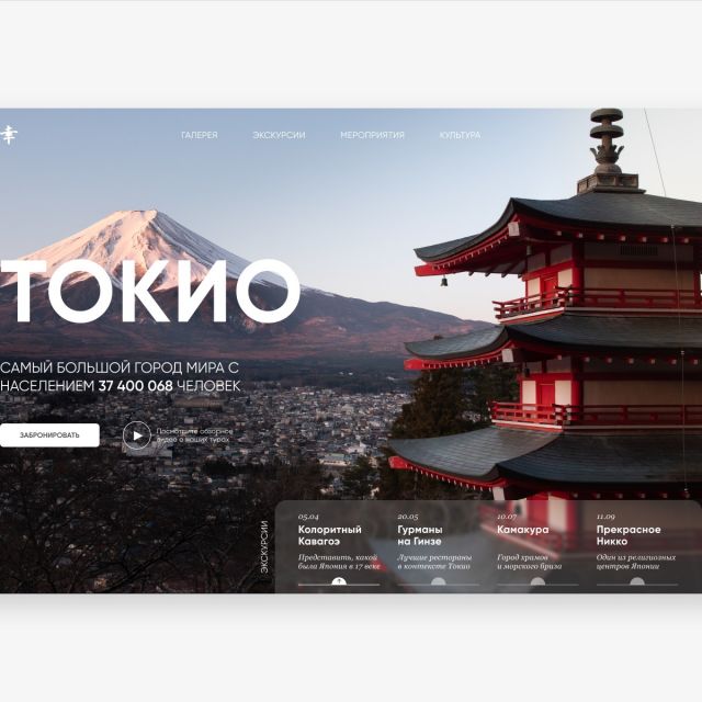 Tokio - Landing Page
