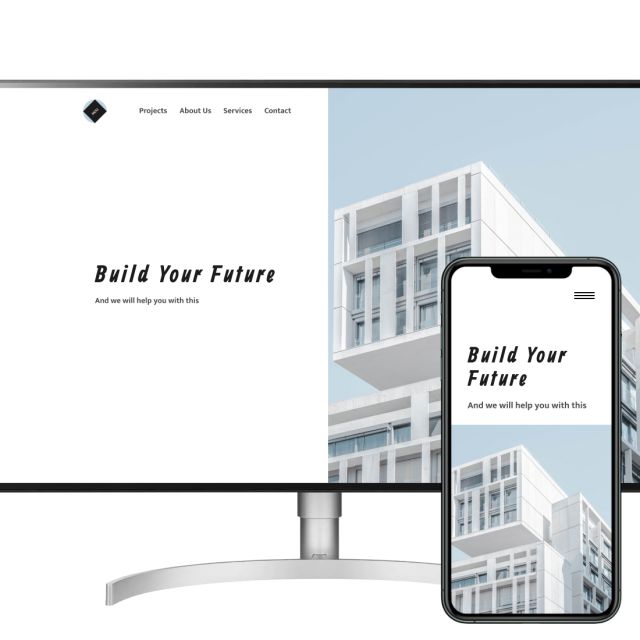 Architectural Landing Page