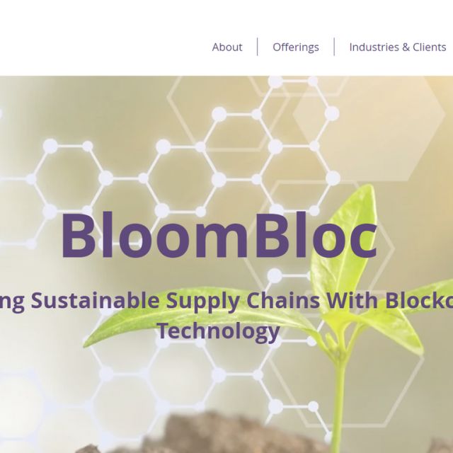 Site for Creating Sustainable Supply Chains With Blockchain Tech