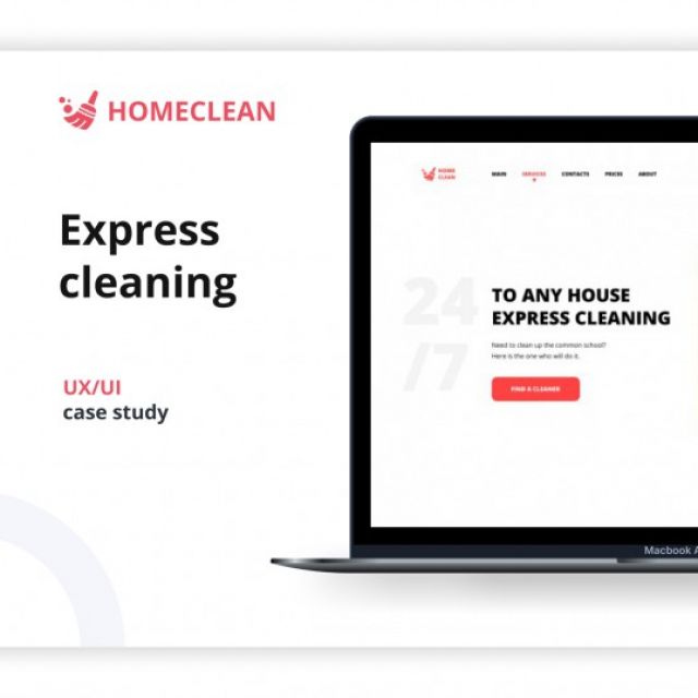Express cleaning  Landing Page