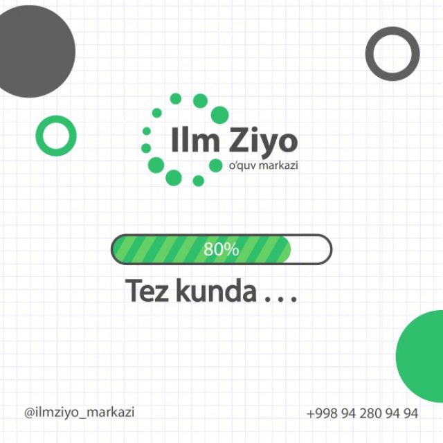 SMM design for "Ilm Ziyo"
