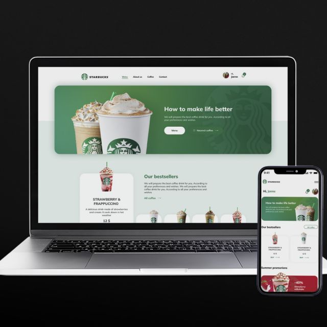 Landing Page  Starbucks 