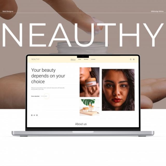 Landing Page "NEAUTHY"