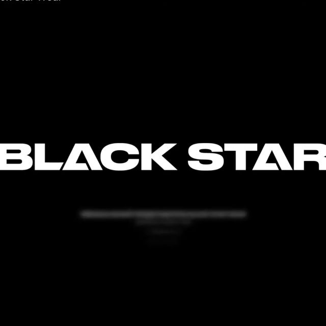 ,     "Black Star Wear" 