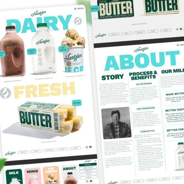 Brand website milk
