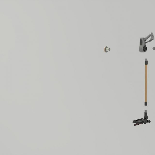 3d modeling and animation of a vertical vacuum cleaner
