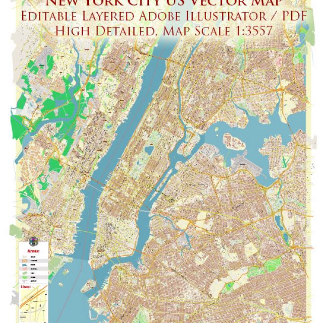 New York City Vector Map