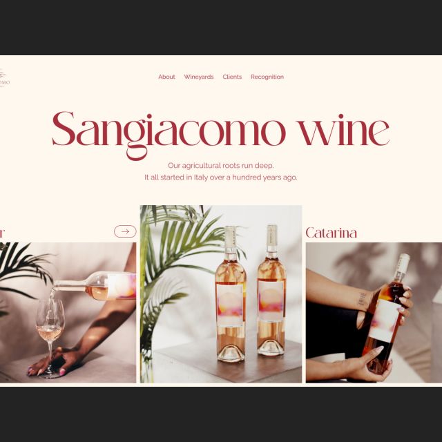 Sangiacomo wine
