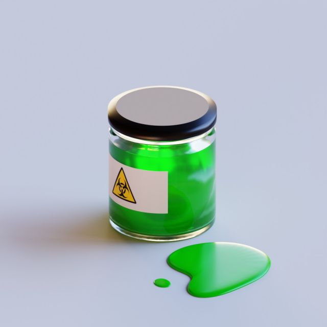 Radioactive jar