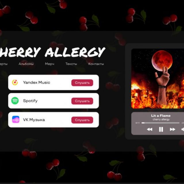 Cherry allergy website