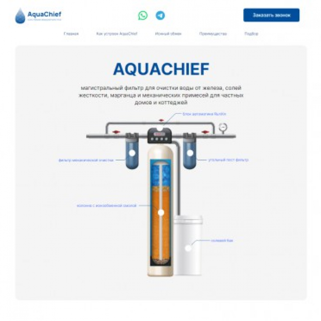  LandingPage "AquaChief" -  