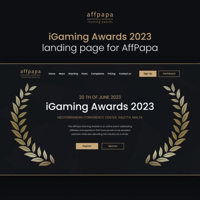 AffPapa iGaming Awards 2023 | Landing Page