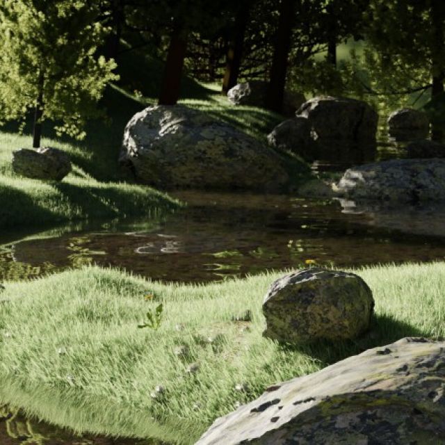 3D Environments River valley
