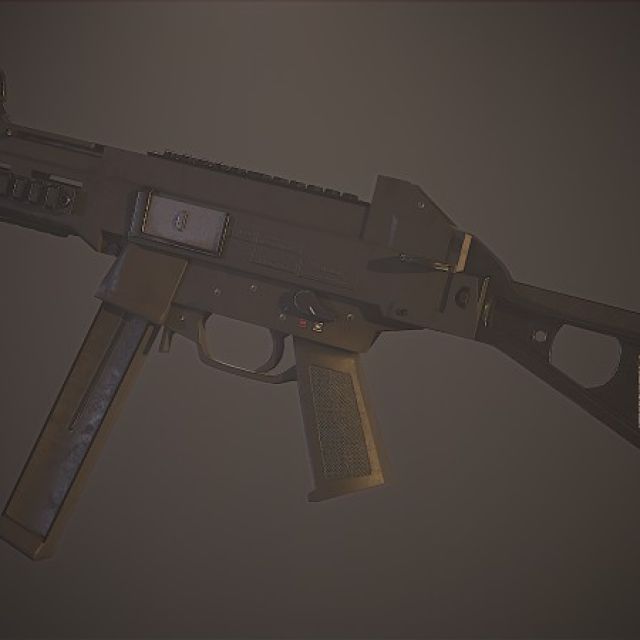 HK UMP-45 ACP Weapon for Unreal Engine 5