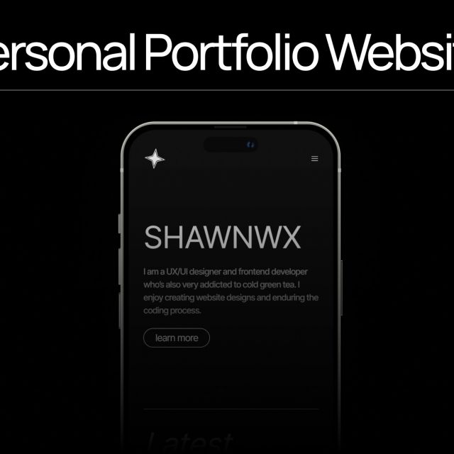 Personal Portfolio Website 