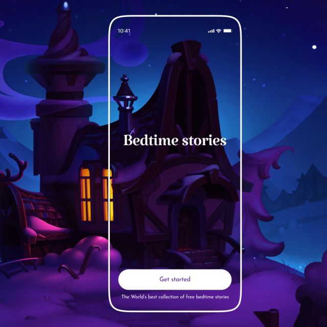 Bedtime stories (Mobile app)