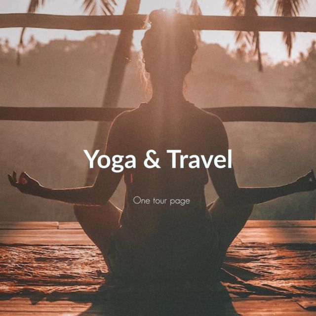 Landing Page Yoga Tour