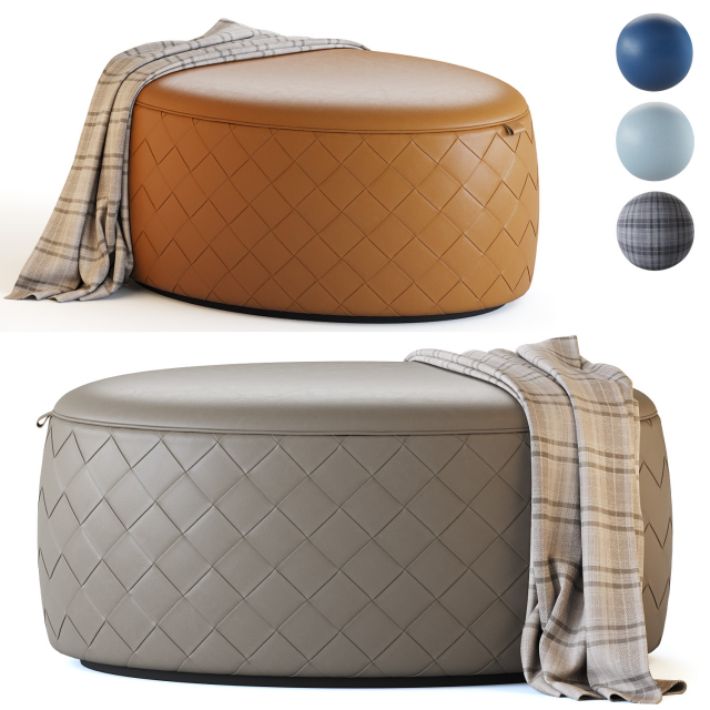 Poof Grant Ottoman Poltrona Frau - 9064