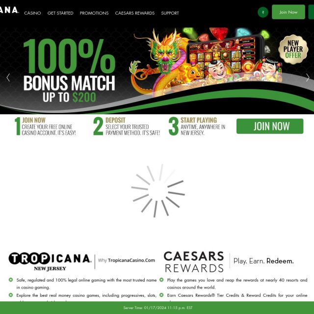 caesarscasino.com, intercasino.com