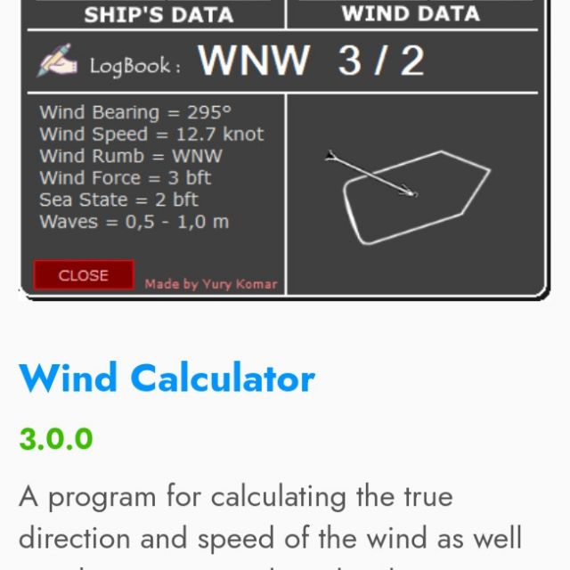 Wind Calculator