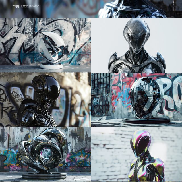 Graffiti Alien Artwork