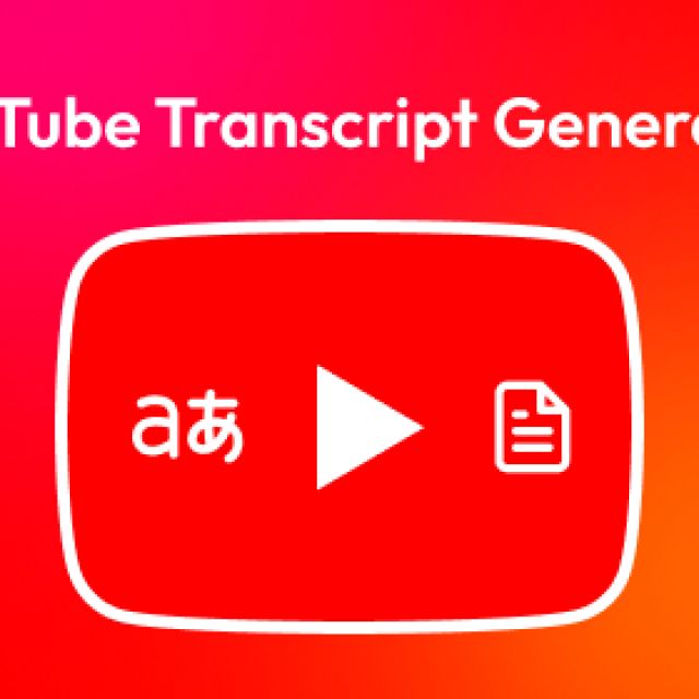    YouTube Transcript Generator
