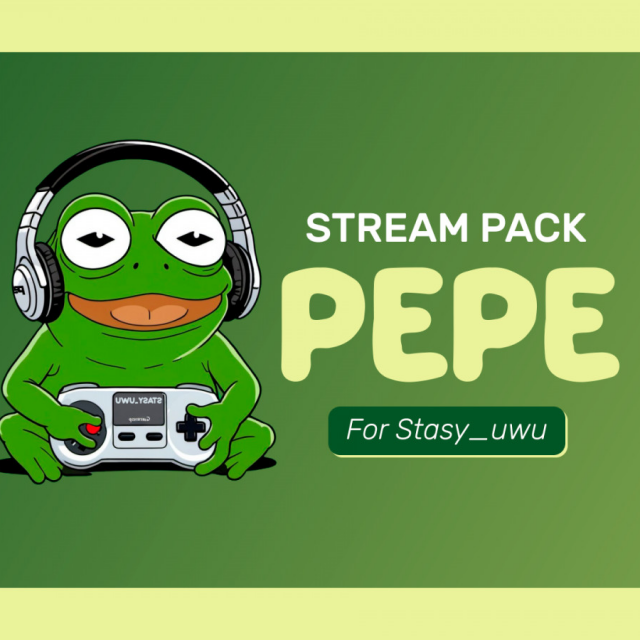 STREAM PACK. PEPE-FROG.