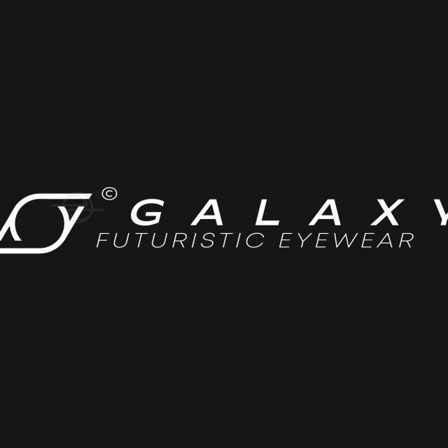 Galaxy. futuristic eyewear.