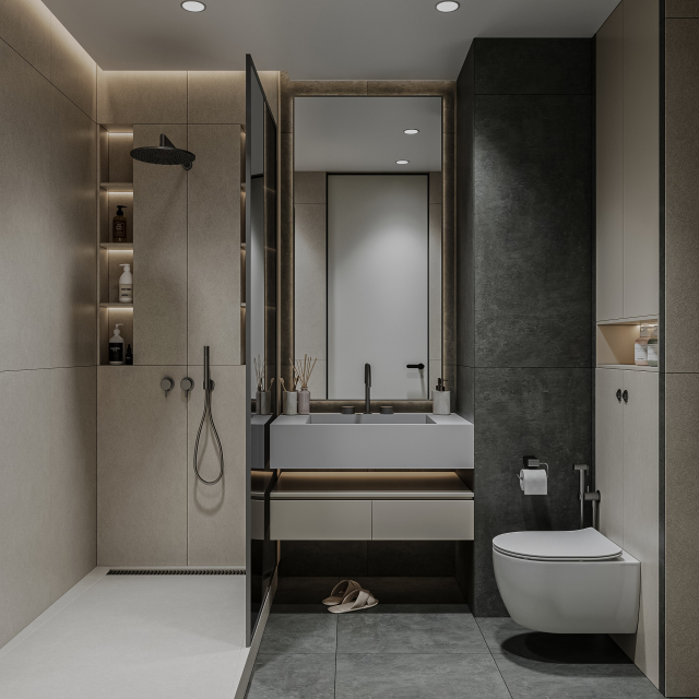 Modern bathroom