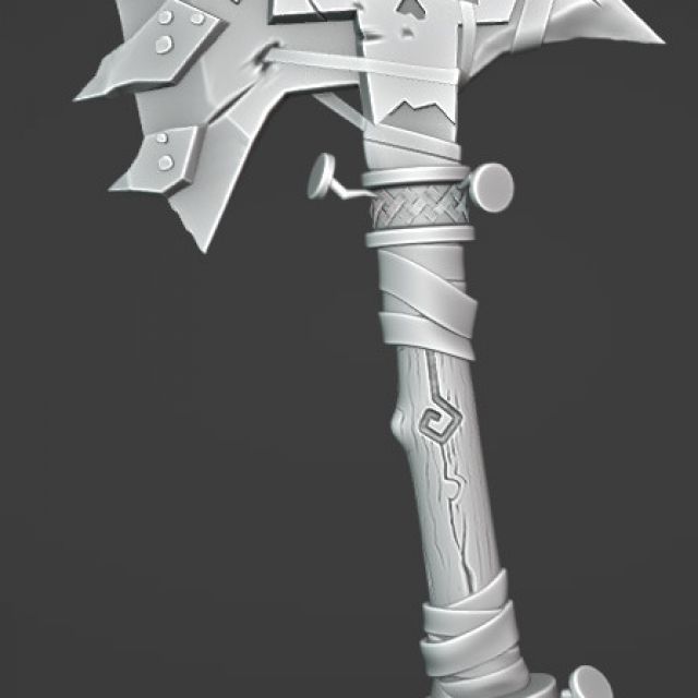 W40K Orcs Axe