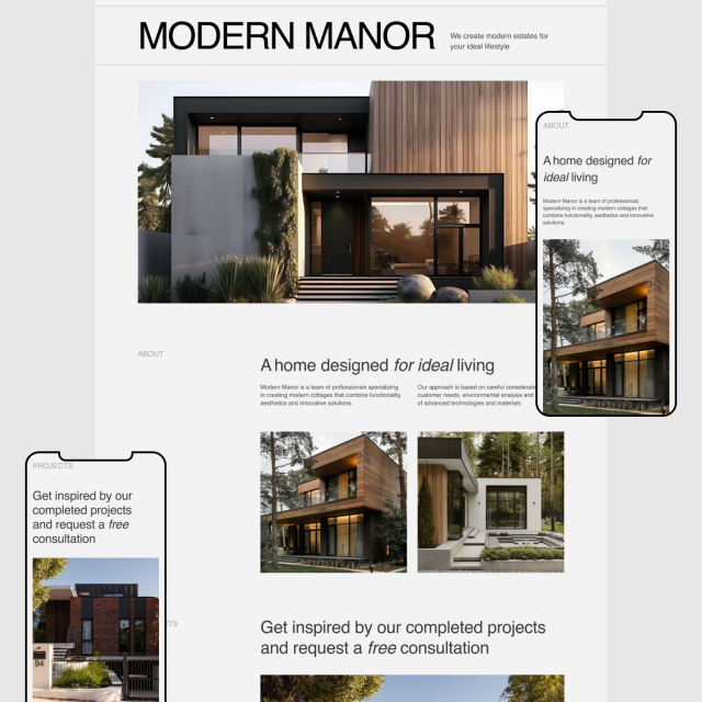 Modern Manor   