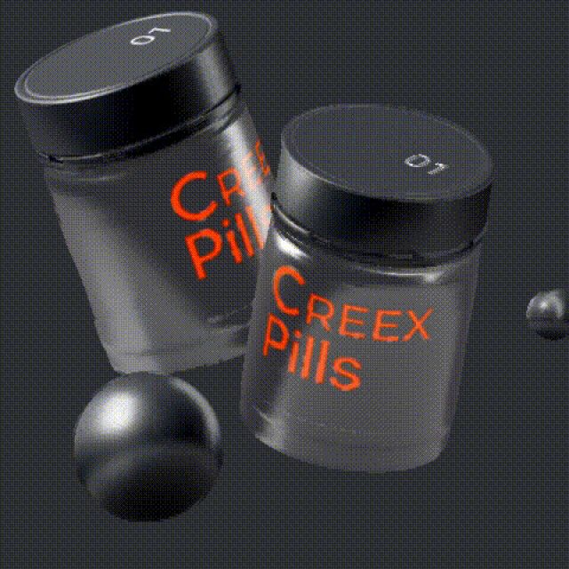 Pills 3D Render