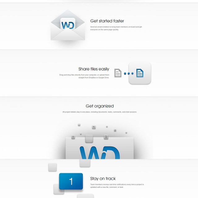 Landing page   Wedoist