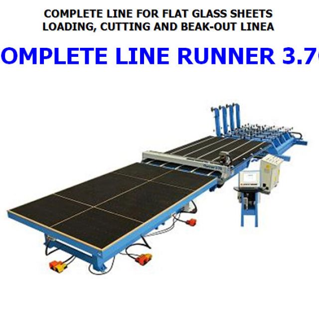 COMPLETE LINE FOR FLAT GLASS SHEETS LOADING