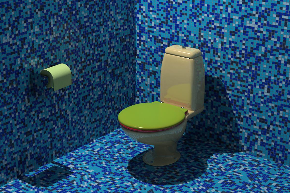 3D Обои В Туалет