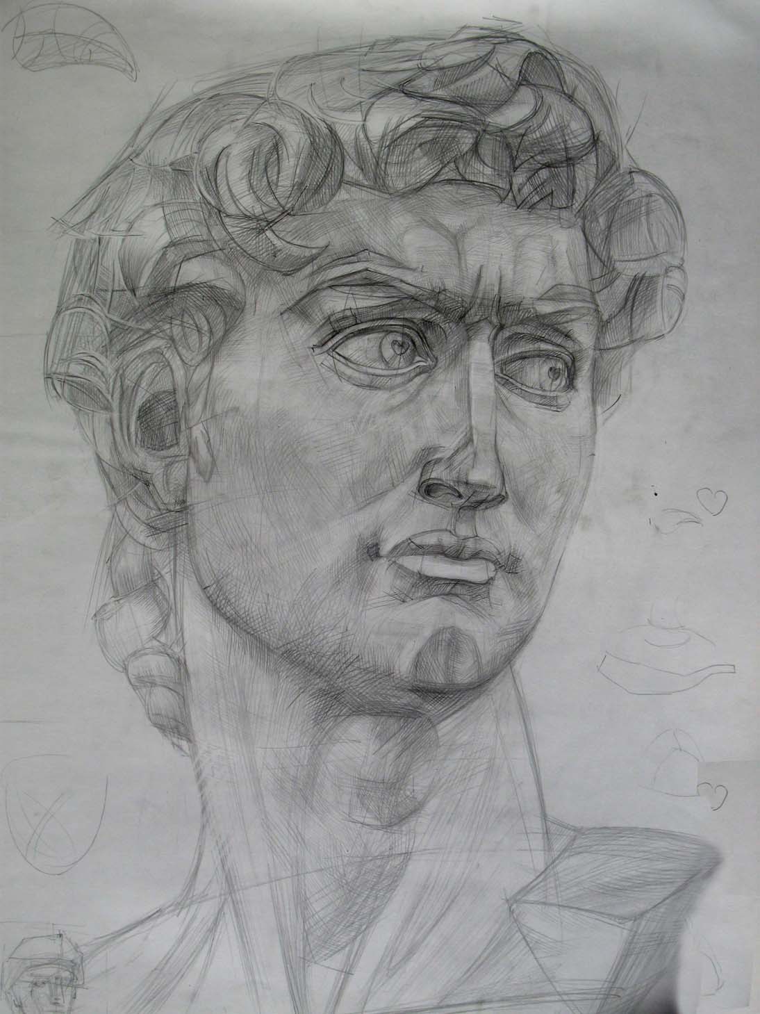 David drawing. Гипсовая голова Давида Микеланджело. Гипсовая голова Давида Микеланджело рисунок. Академический портрет Давид. Бюст Давида Микеланджело рисунок.