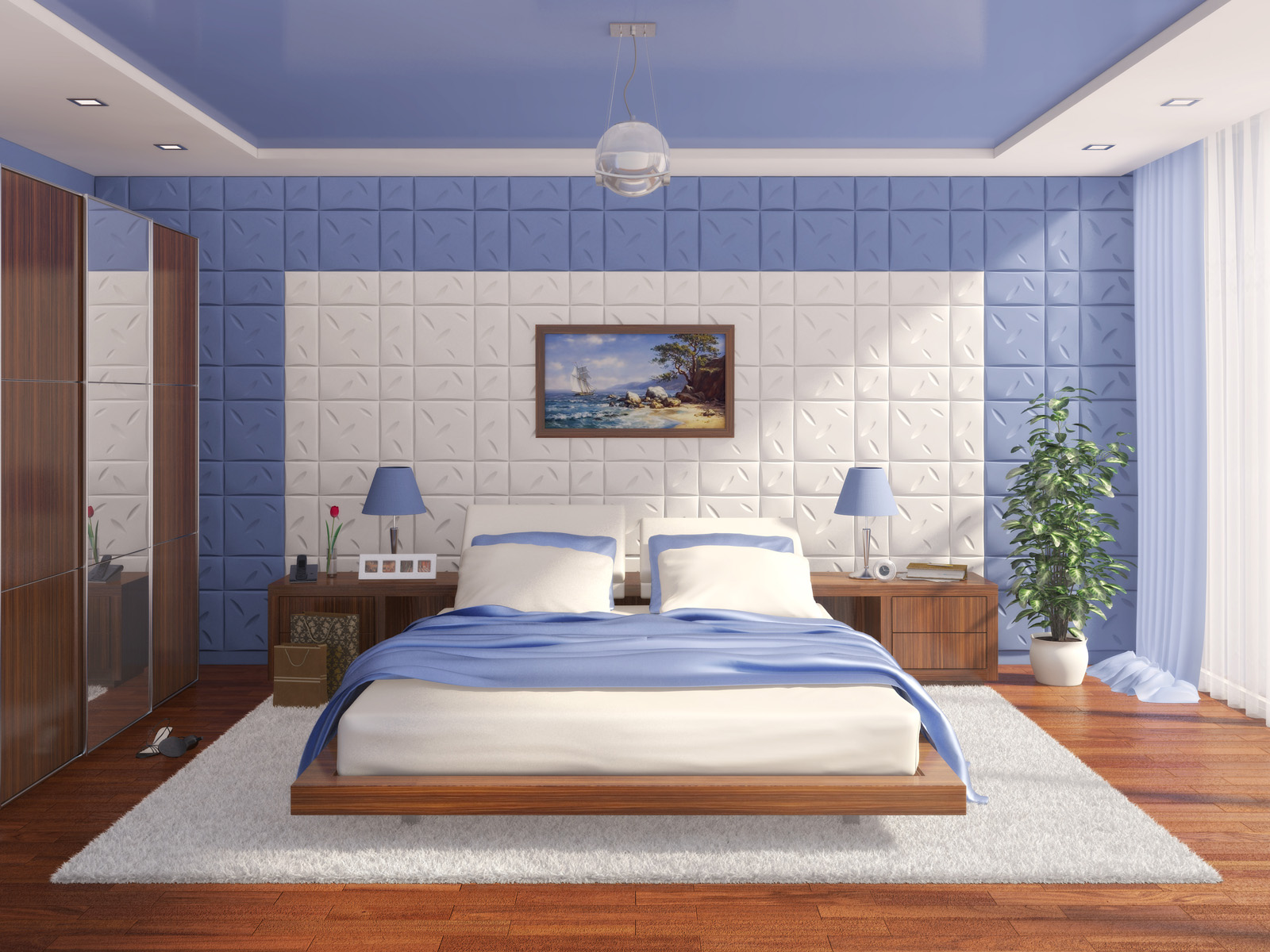 Стеновые панели для спальни