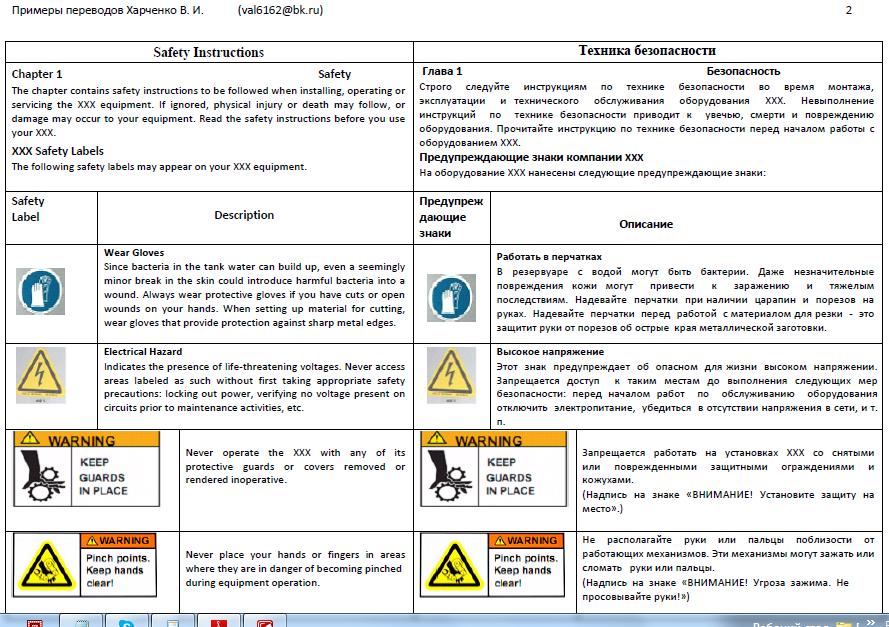 Сделай по образцу перевод