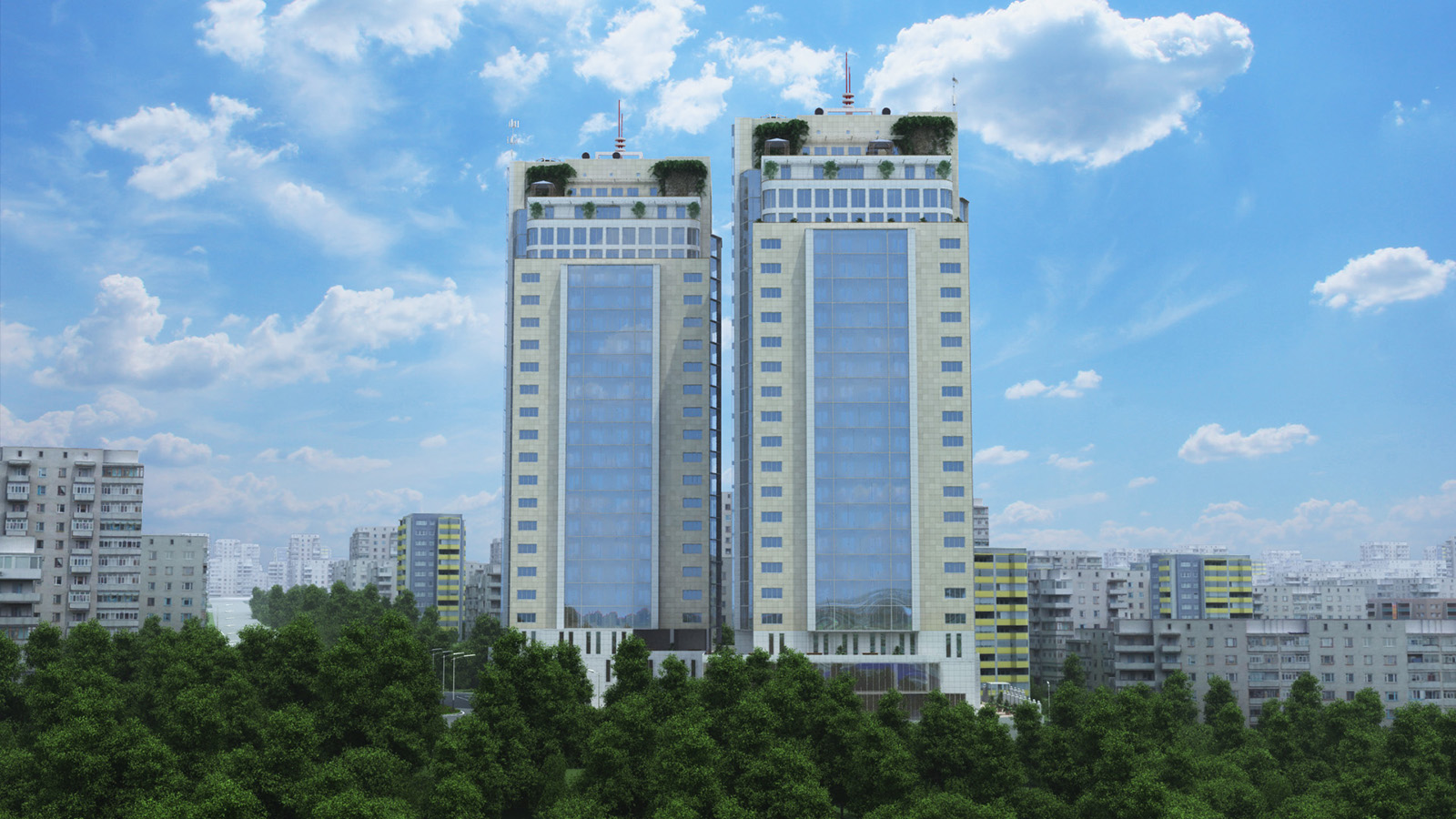 Небоскребы ростова на дону