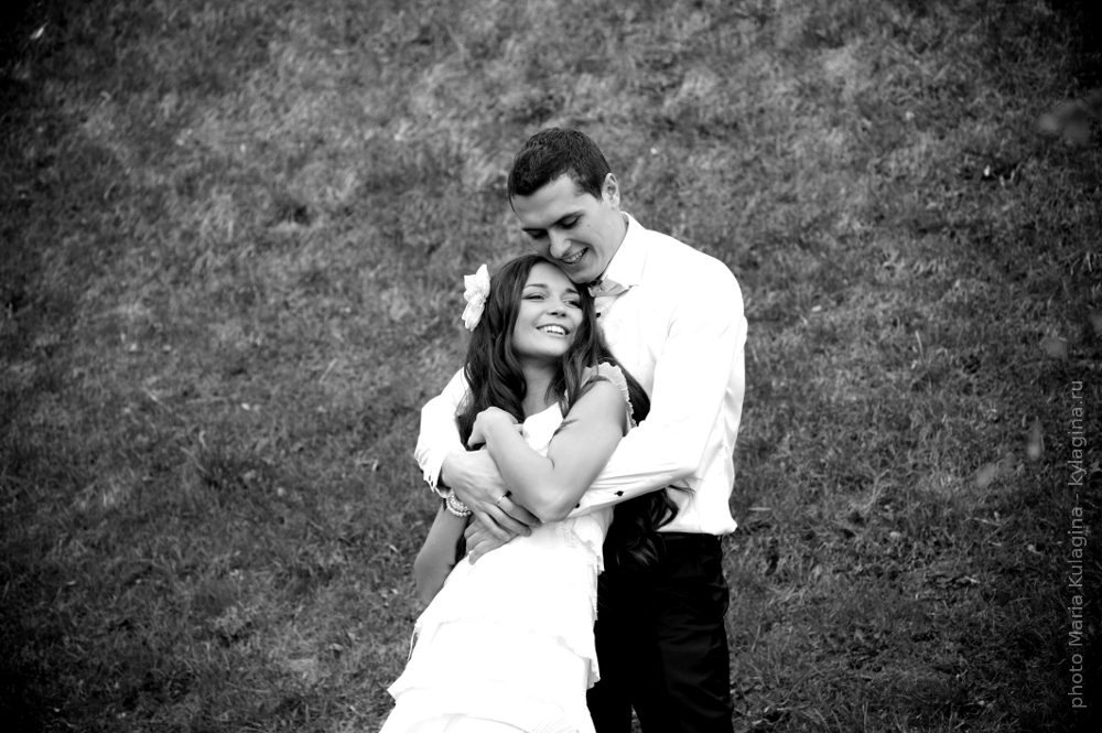 Черно белые фото жениха и невесты