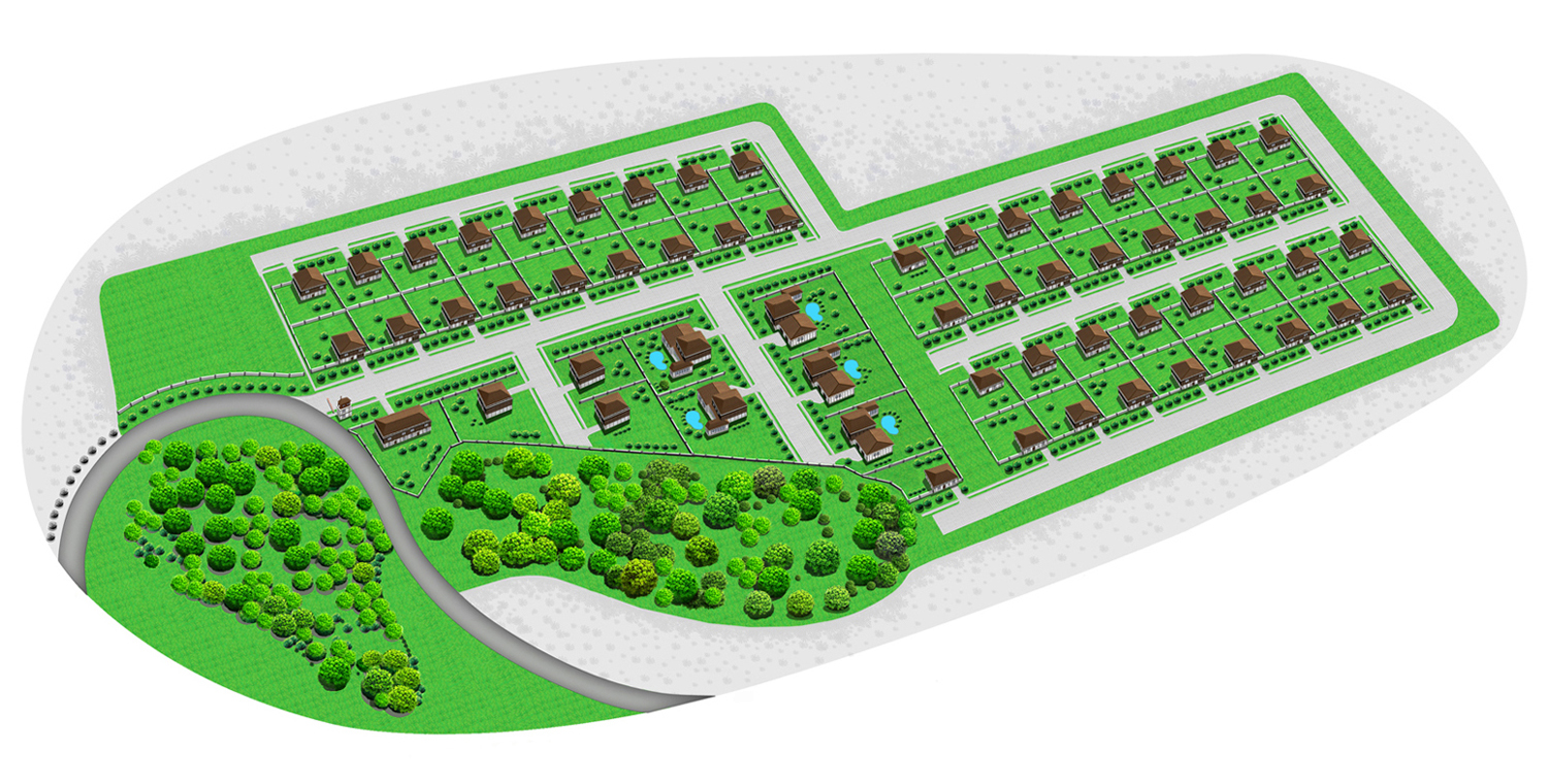 Концепция коттеджного поселка презентация