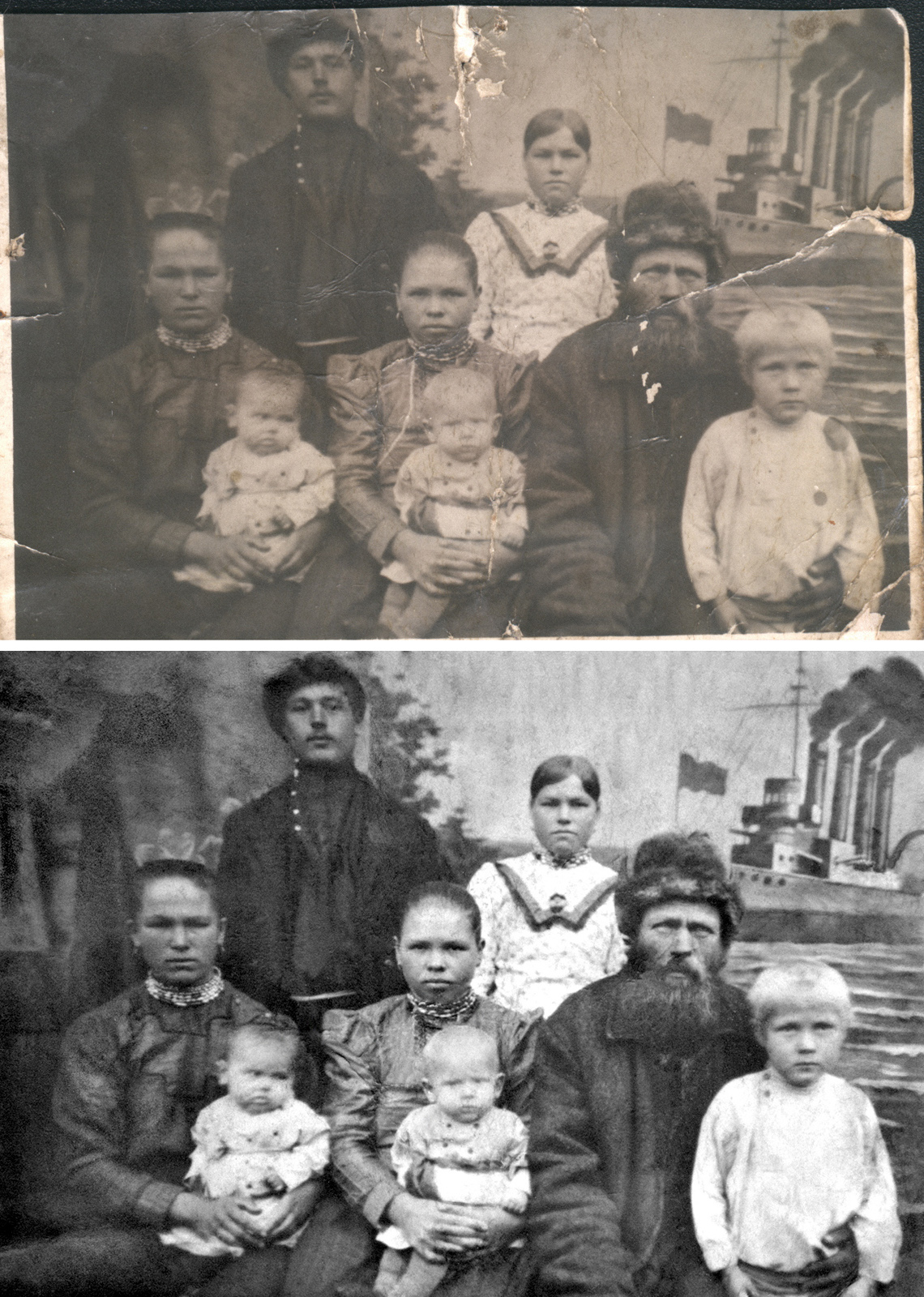 Обучение реставрированных старинных фотографий в Воронеже
