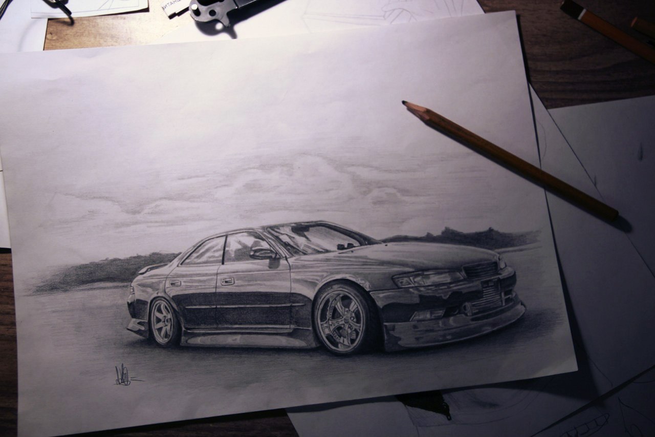 Mark 2 jzx90 рисунок