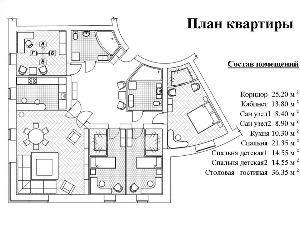 ул. Б. Хмельницкого, дом 7А - Планировки