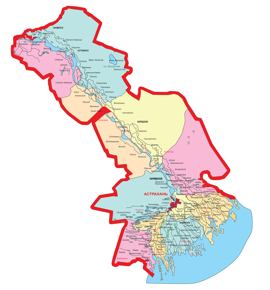 Карта астраханской области с населенными пунктами подробная и дорогами и реками со спутника