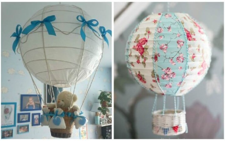 Lindos!!!!!! Baby shower decorations, Baby boy shower, Hot air balloon baby show